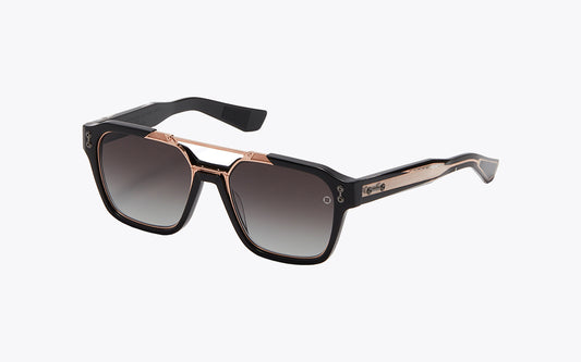 Akoni Discovery 509A | Black Sunglasses | Three Quarters View