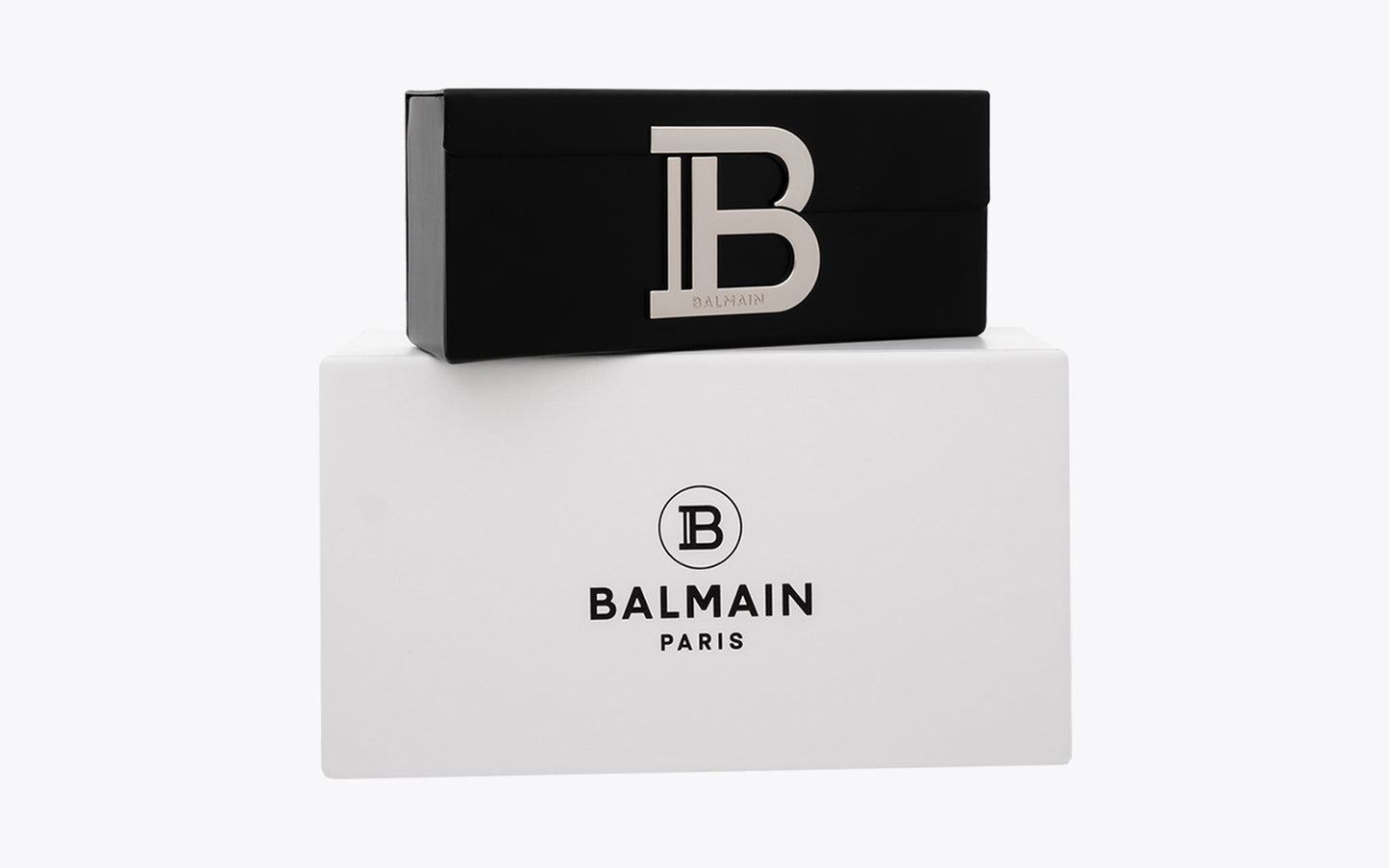 Balmain B-I 100C | Black Sunglasses | Packaging Front View