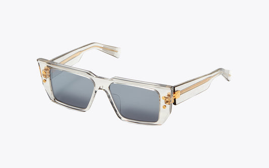 Balmain B-VI 128B | Grey Crystal Sunglasses | Three Quarters View