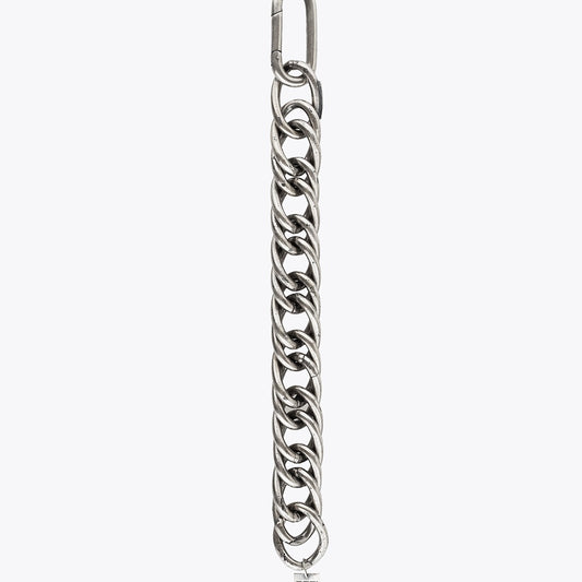 Silver double-link chain Goti Bracelet BR1111 on a white background