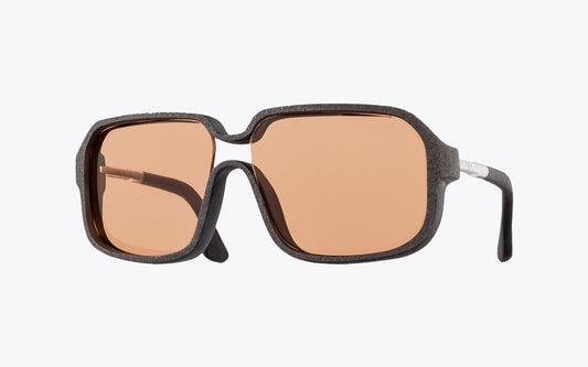 Impuri Super 0932 | Graphite Sunglasses | Three Quarters View