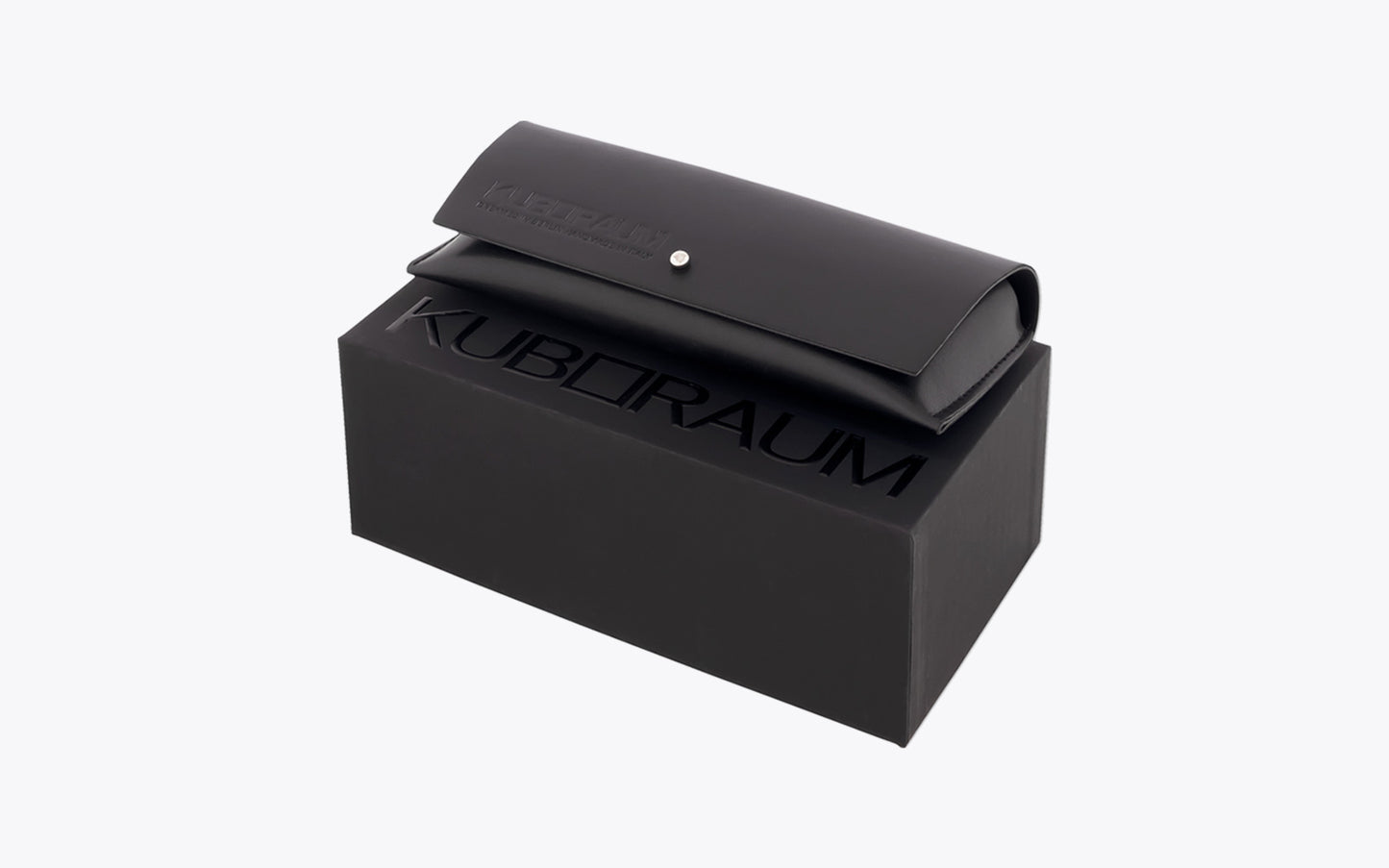 Kuboraum Mask P4 | Havana Yellow Eyeglasses Packaging | Front View