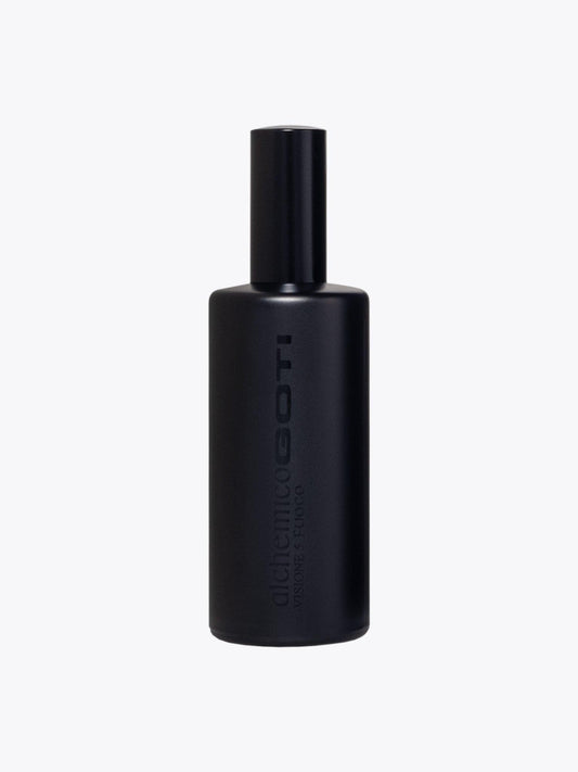 Alchemico Goti Fuoco Visione 5 EDP 100ml — Black Glass Bottle Front View