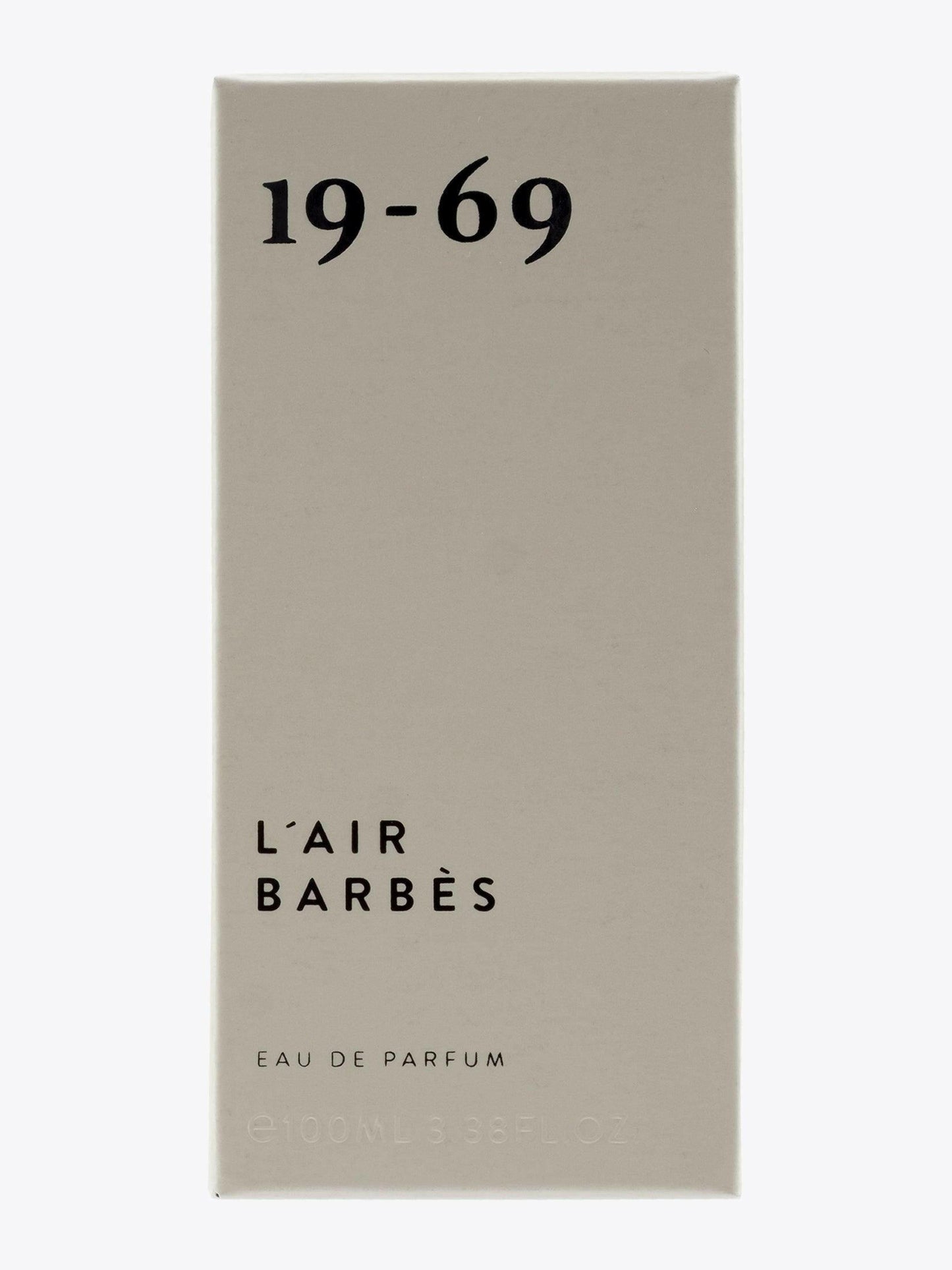 19-69 Nineteen Sixty Nine L'Air Barbès EDP 100ml — Packaging Front View