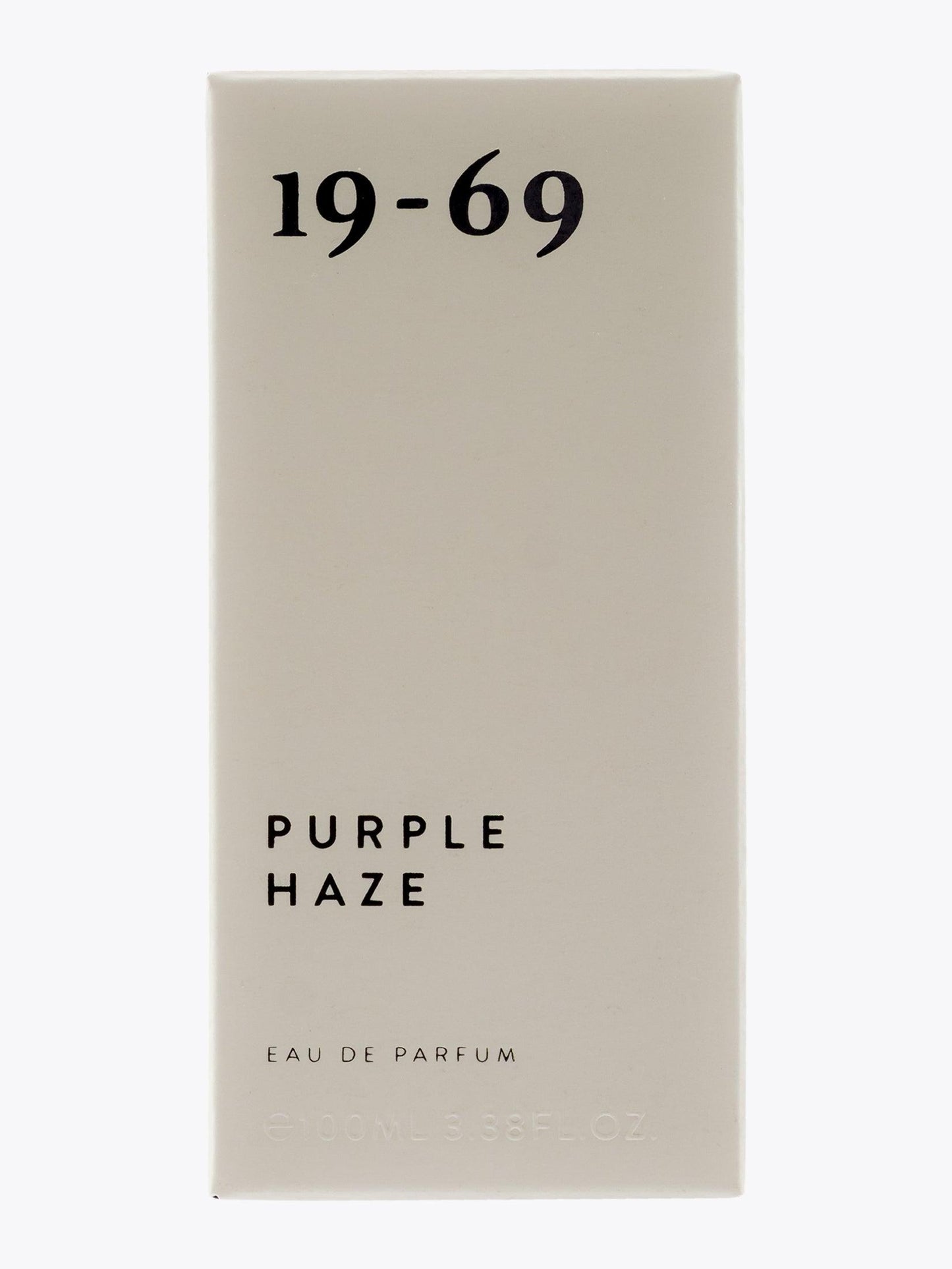 19-69 Nineteen Sixty Nine Purple Haze EDP 100ml — Packaging Front View