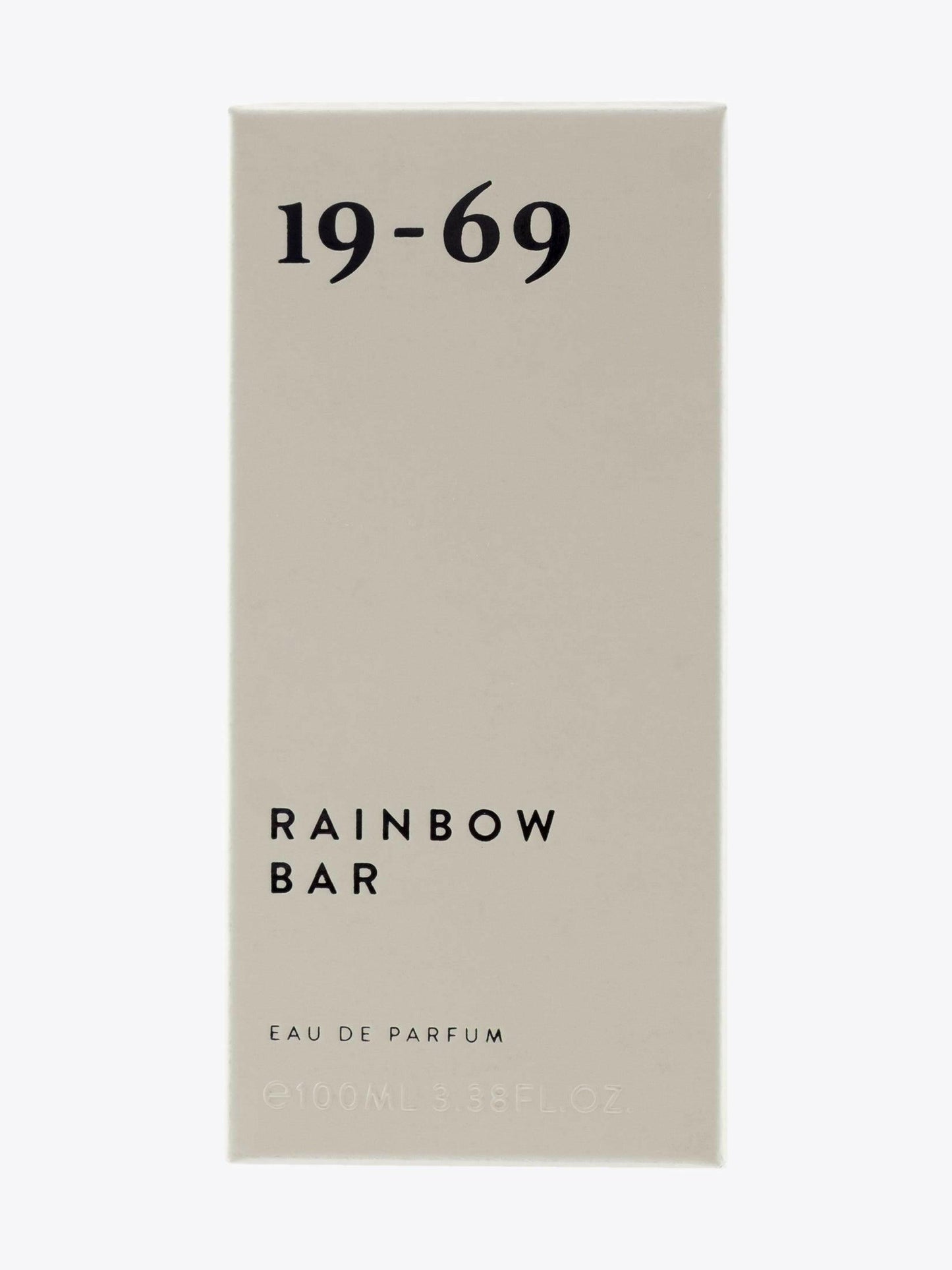 19-69 Nineteen Sixty Nine Rainbow Bar EDP 100ml — Packaging Front View