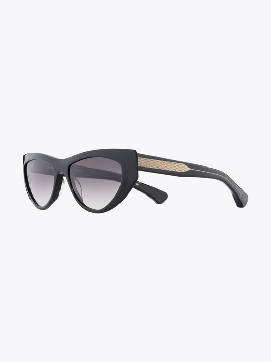 Christian Roth CR-703 Black Sunglasses (CRS020) — Three-quarter View