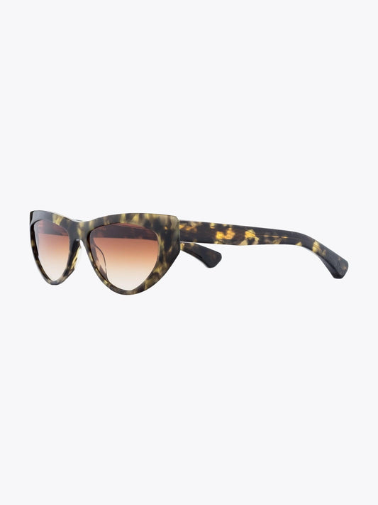 Christian Roth CR-703 Tortoise Sunglasses (CRS020) — Three-quarter View