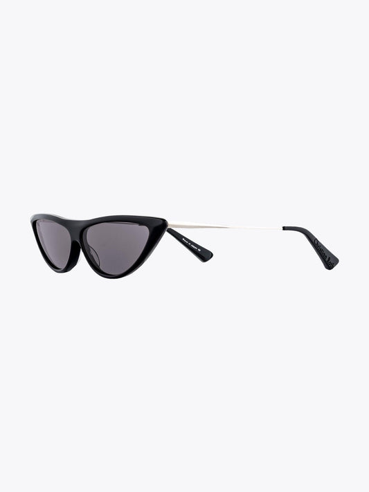 Christian Roth Rina Black Sunglasses (CRS010) — Three-quarter View