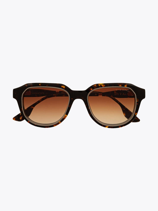 Dita Varkatope Tortoise/Silver Sunglasses (DTS 707) — Front View Without Bifocals