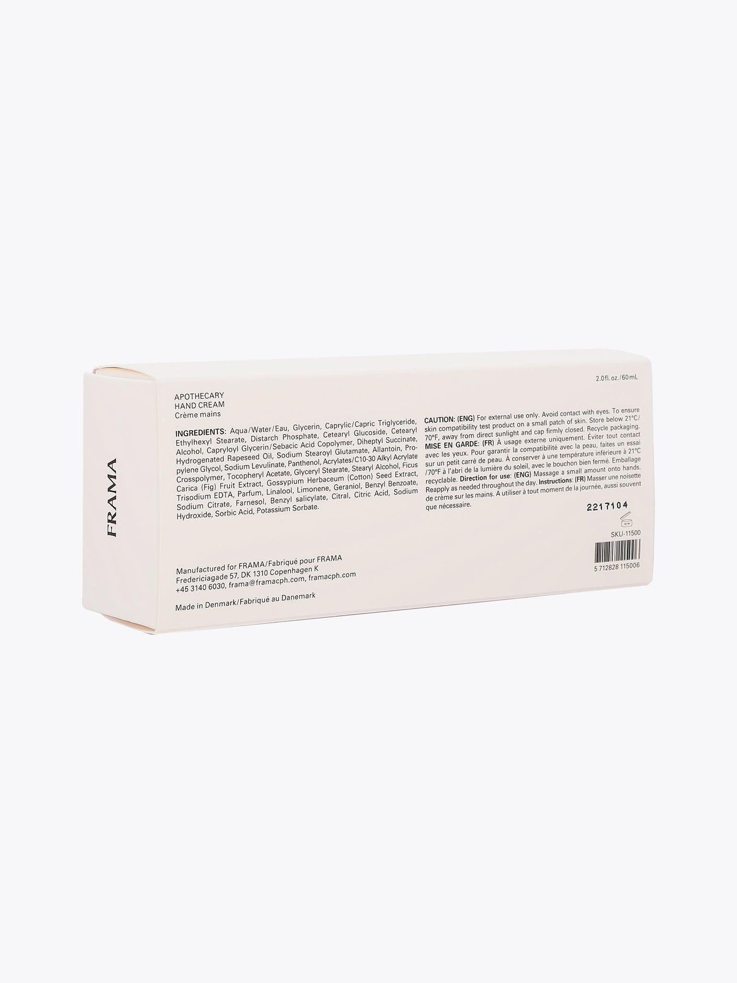 Frama Apothecary Hand Cream Tube 60 ml - APODEP.com