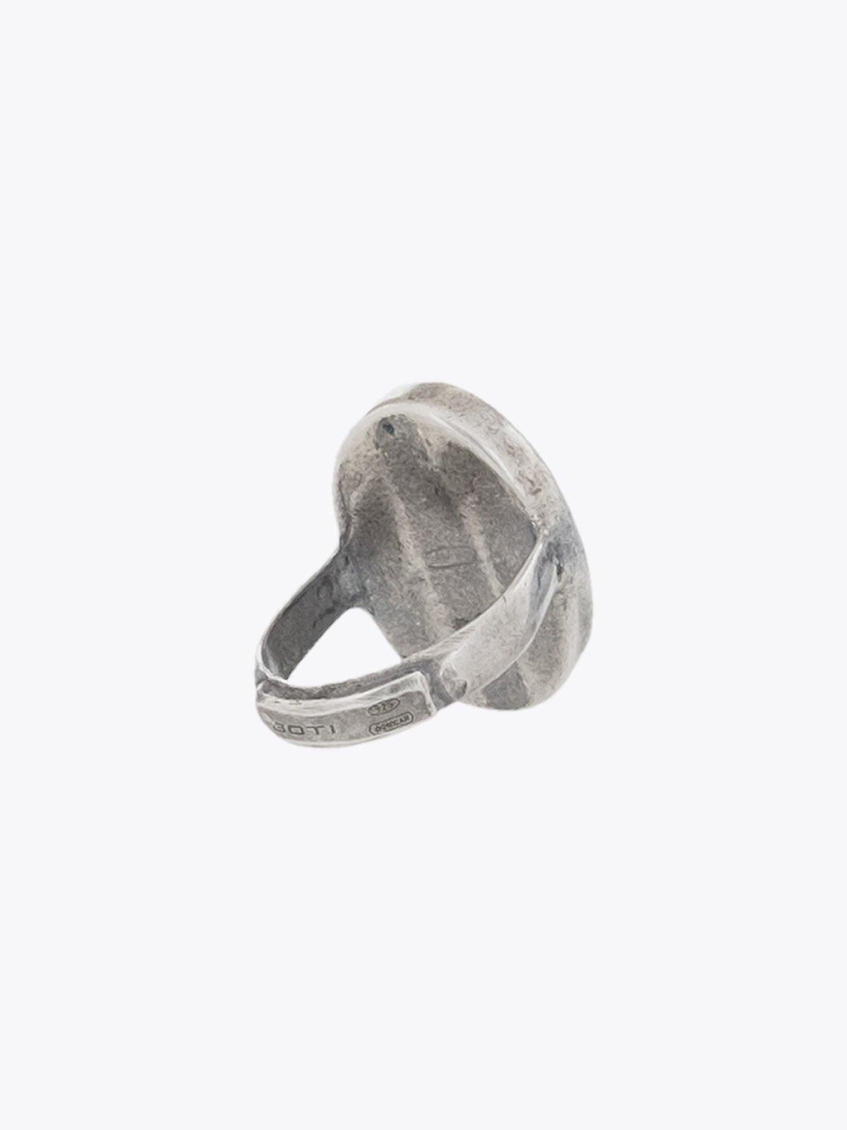 Goti AN517 Ring | Sterling Silver Three Quarters Back View