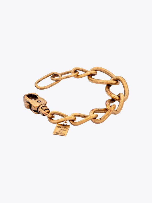 Goti BR2022 Bracelet | Gold-Plated Sterling Silver Side View