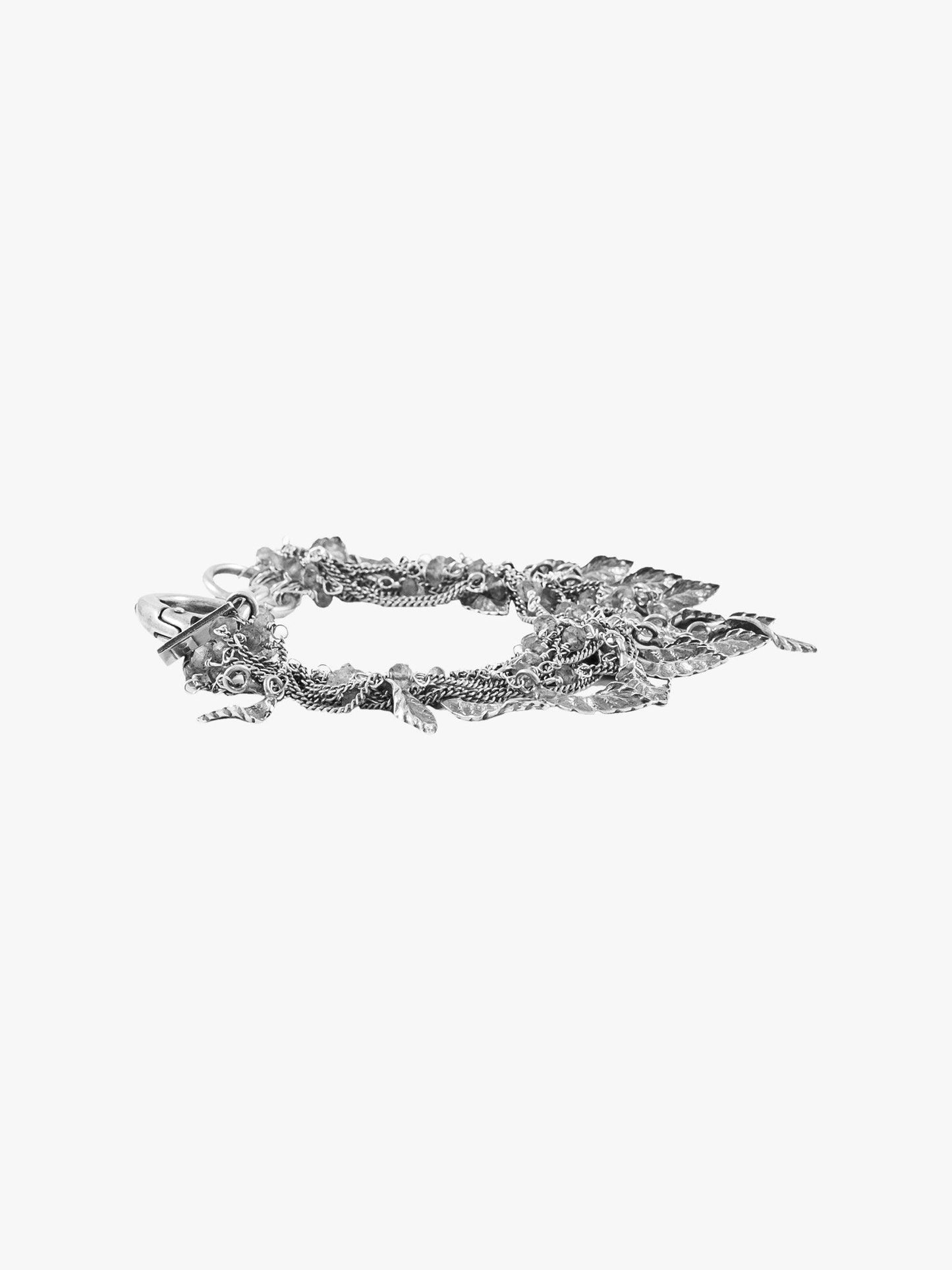 Goti BR630 Bracelet | Sterling Silver Profile Side View