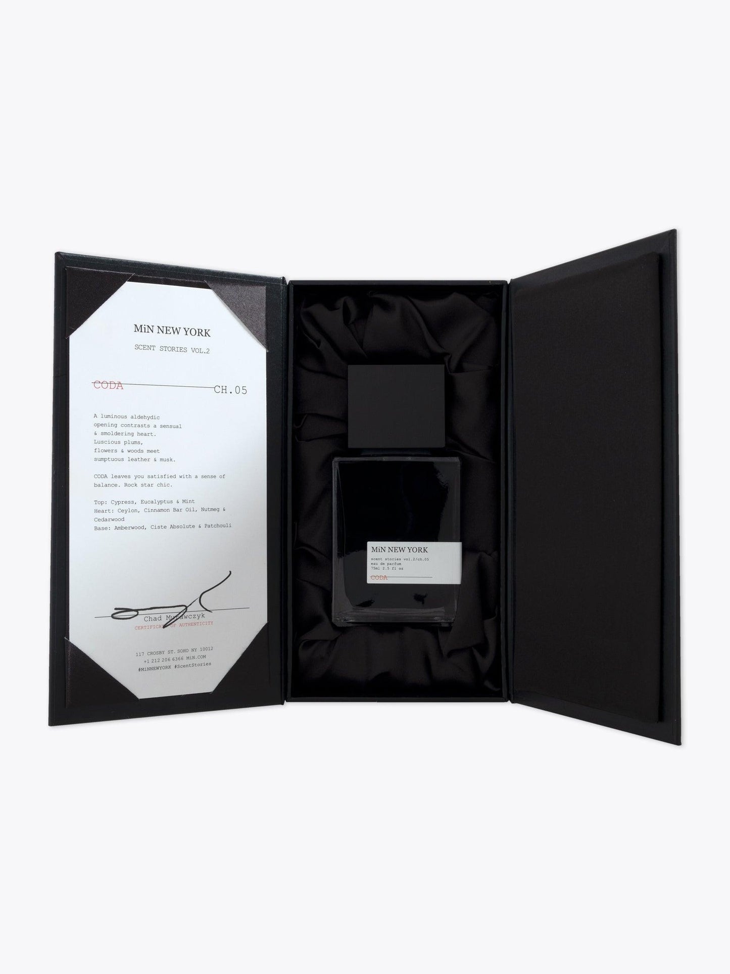 Min New York Coda EDP 75ml — Packaging Inside View