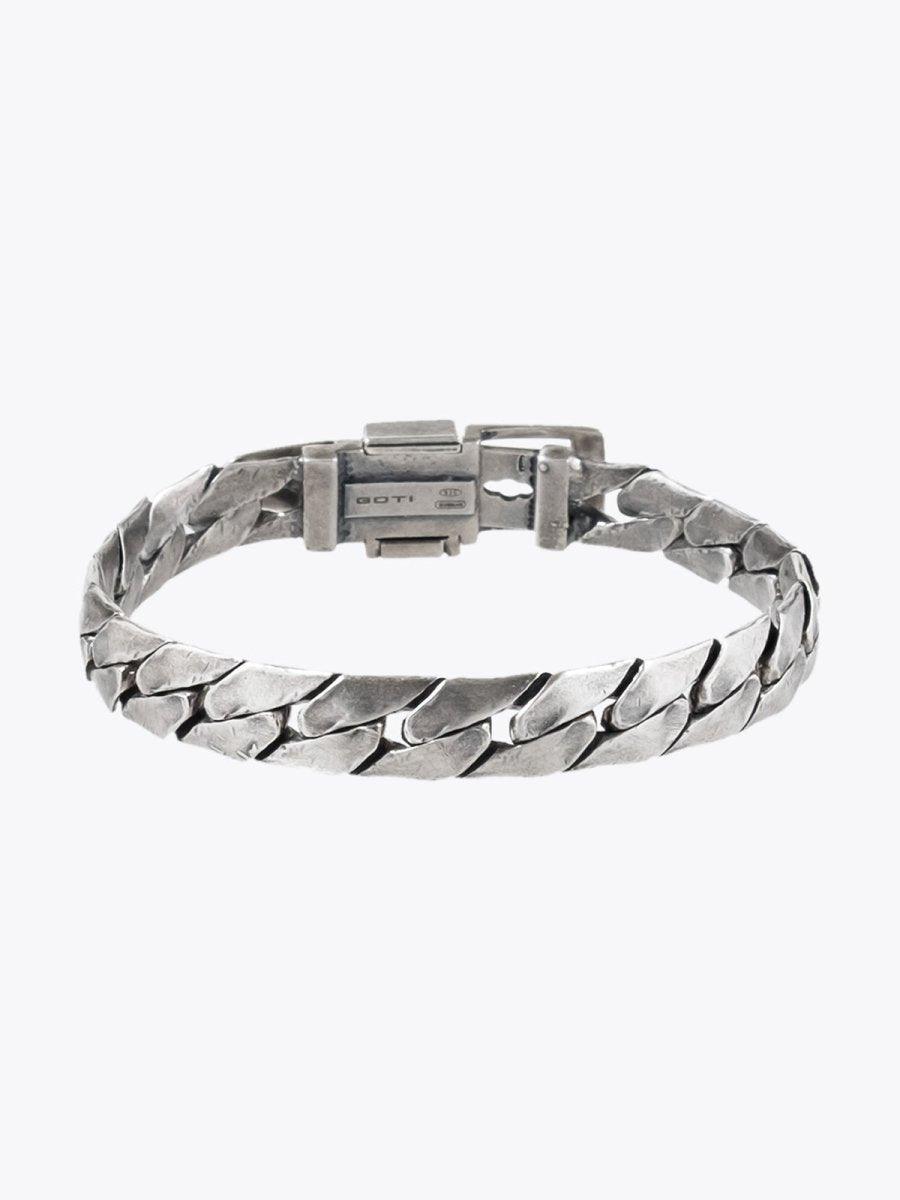 Discover Style of Jewelry with the Goti Curb Sterling Silver Chain Bracelet - APODEP