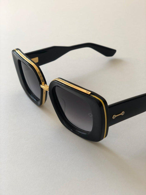 Elevate Your Style with the Akoni Virgo Sunglasses in Black/Gold
