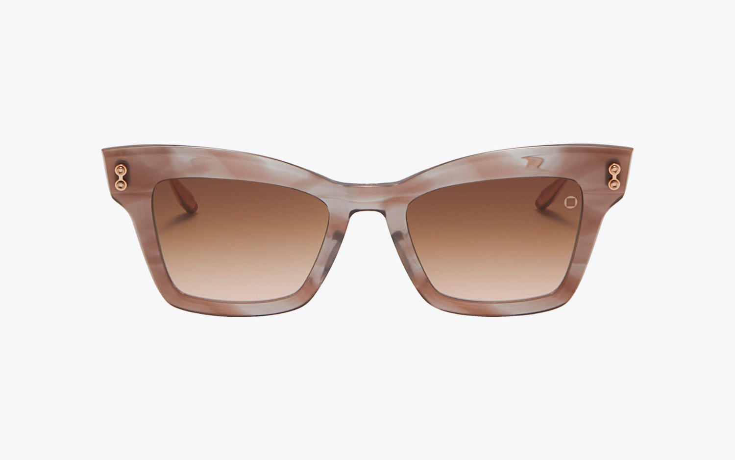 The Akoni Innes 112B | Crystal Nude Grey sunglasses for women take the classic cat-eye style to a whole new level, designed for the modern woman.