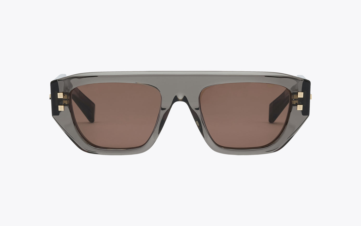Balmain B-Army II 176C | Crystal Grey Sunglasses | Front View