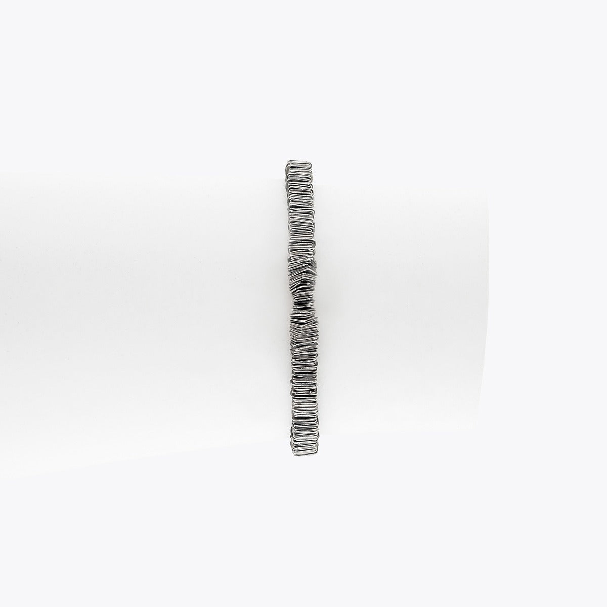 Goti BR1114 Silver Plate Chain – Unisex Bracelet | Details Front View