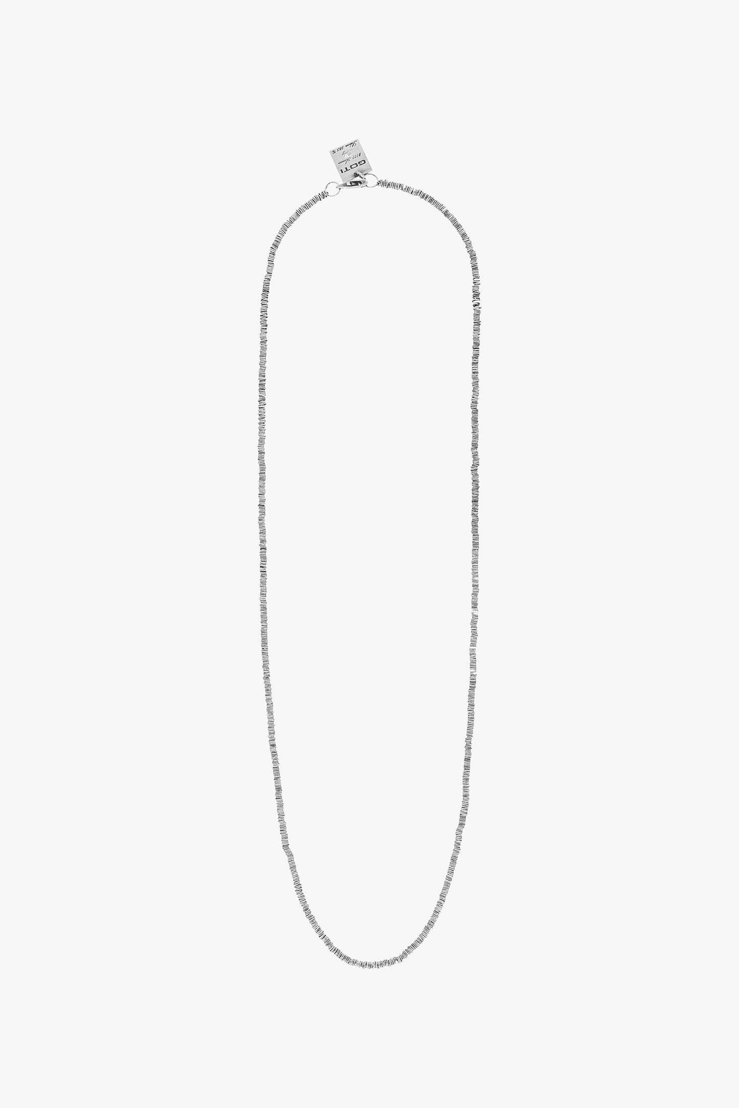 Goti CN715 Silver Plate Chain – Unisex Necklace | Front View