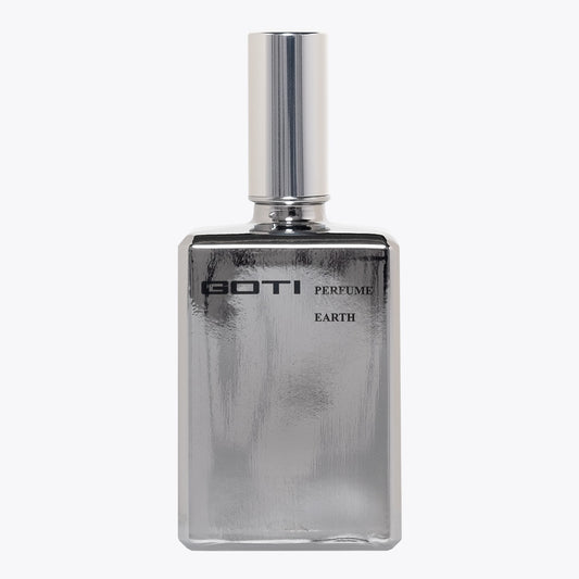 Scent of Goti Earth EDP 100ml Silver Glass Bottle – Front View