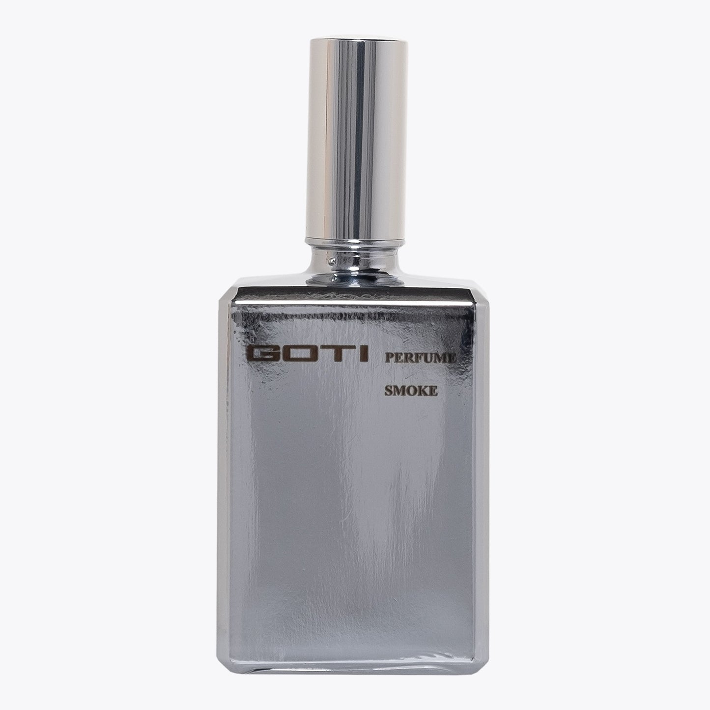 Scent of Goti Smoke EDP 100ml Silver Glass Bottle – Front View
