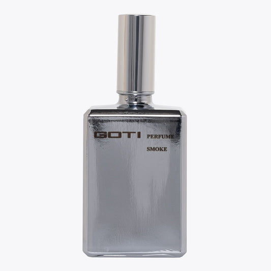 Scent of Goti Smoke EDP 100ml Silver Glass Bottle – Front View