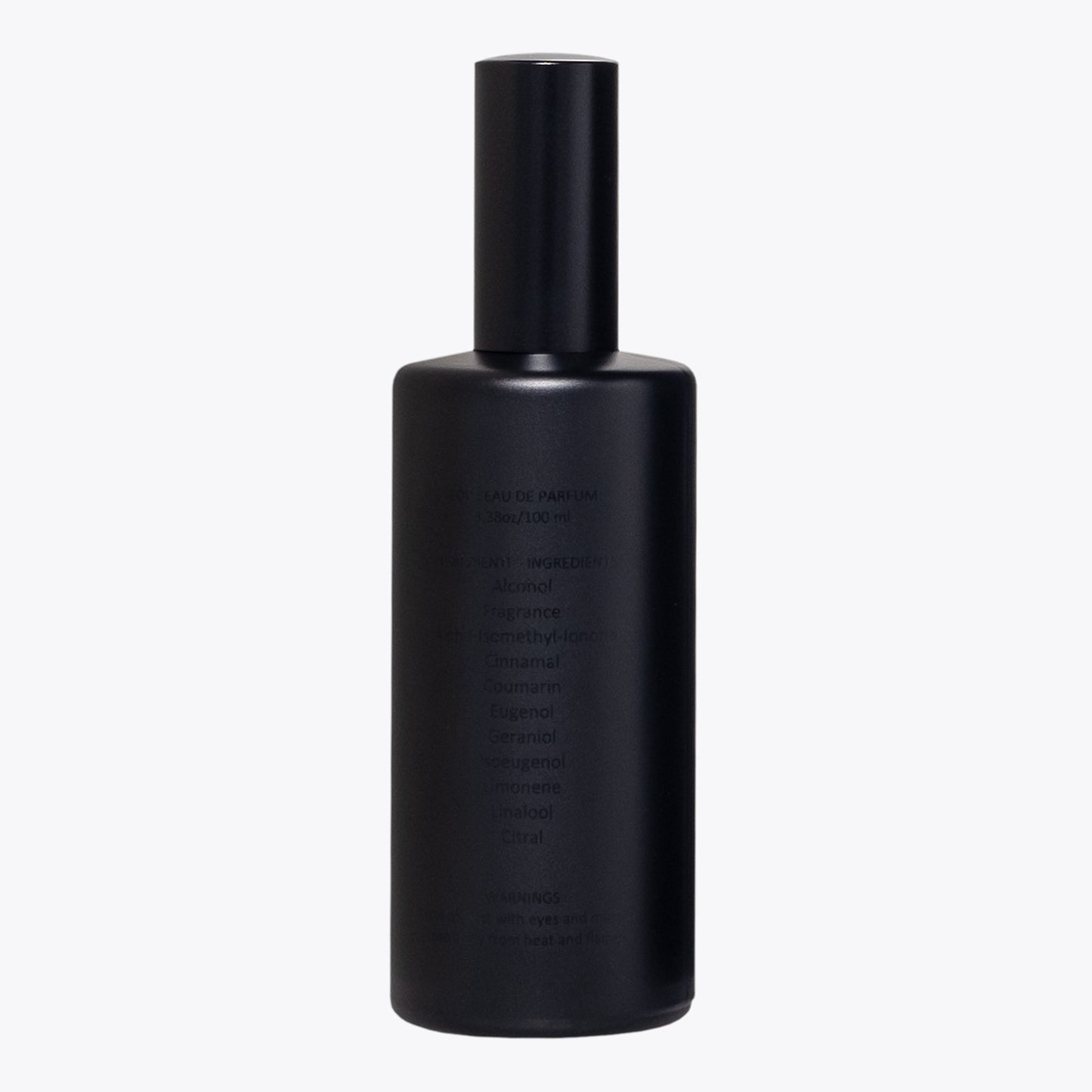 Fuoco Eau de Parfum 100ml by Alchemico Goti - Woody Spicy fragrance ingredients label.