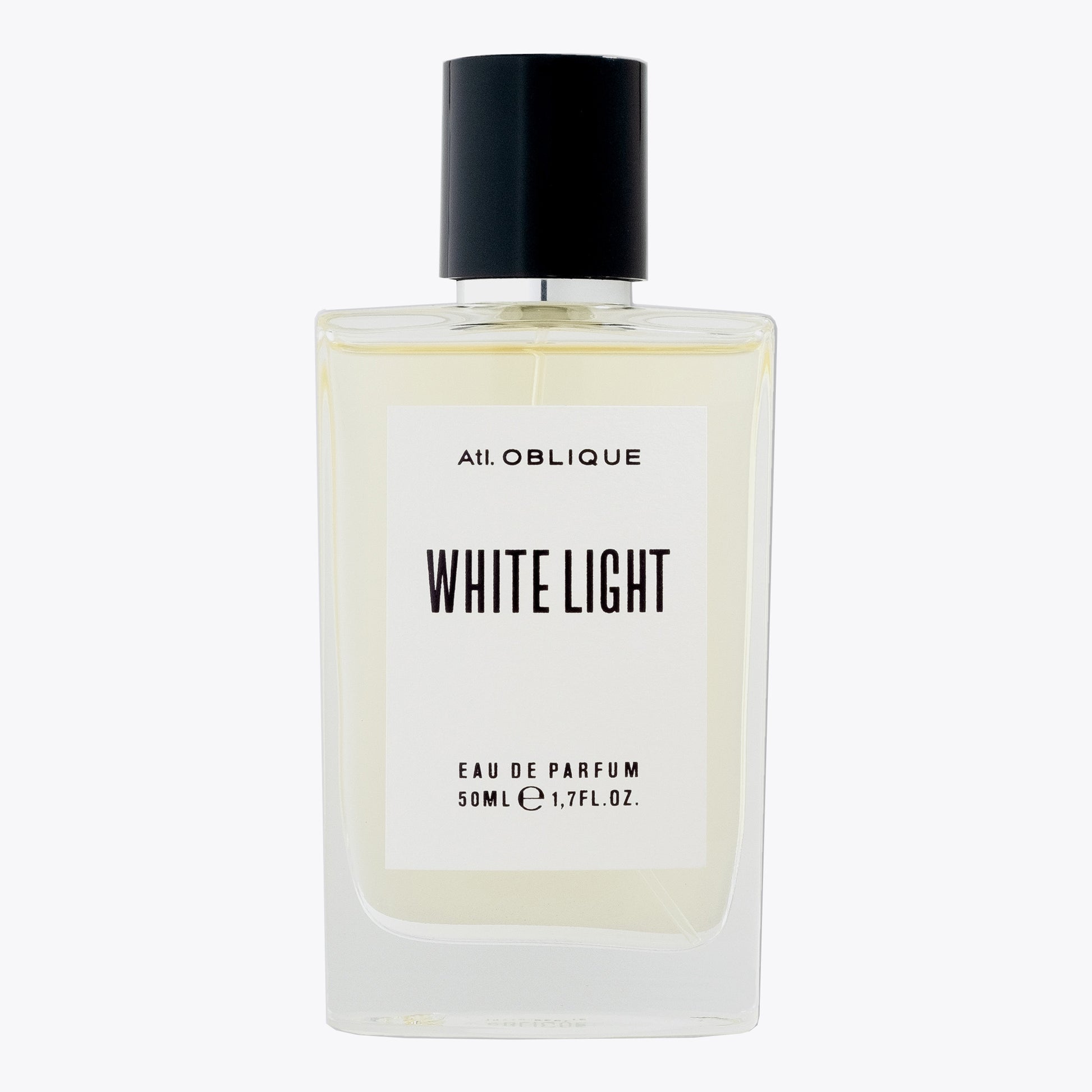White Light by Atelier Oblique – Eau de Parfum 50ml – Bottle front view
