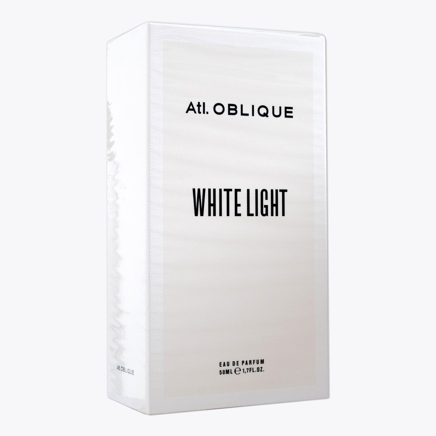 White Light by Atelier Oblique – Eau de Parfum 50ml – packaging front view