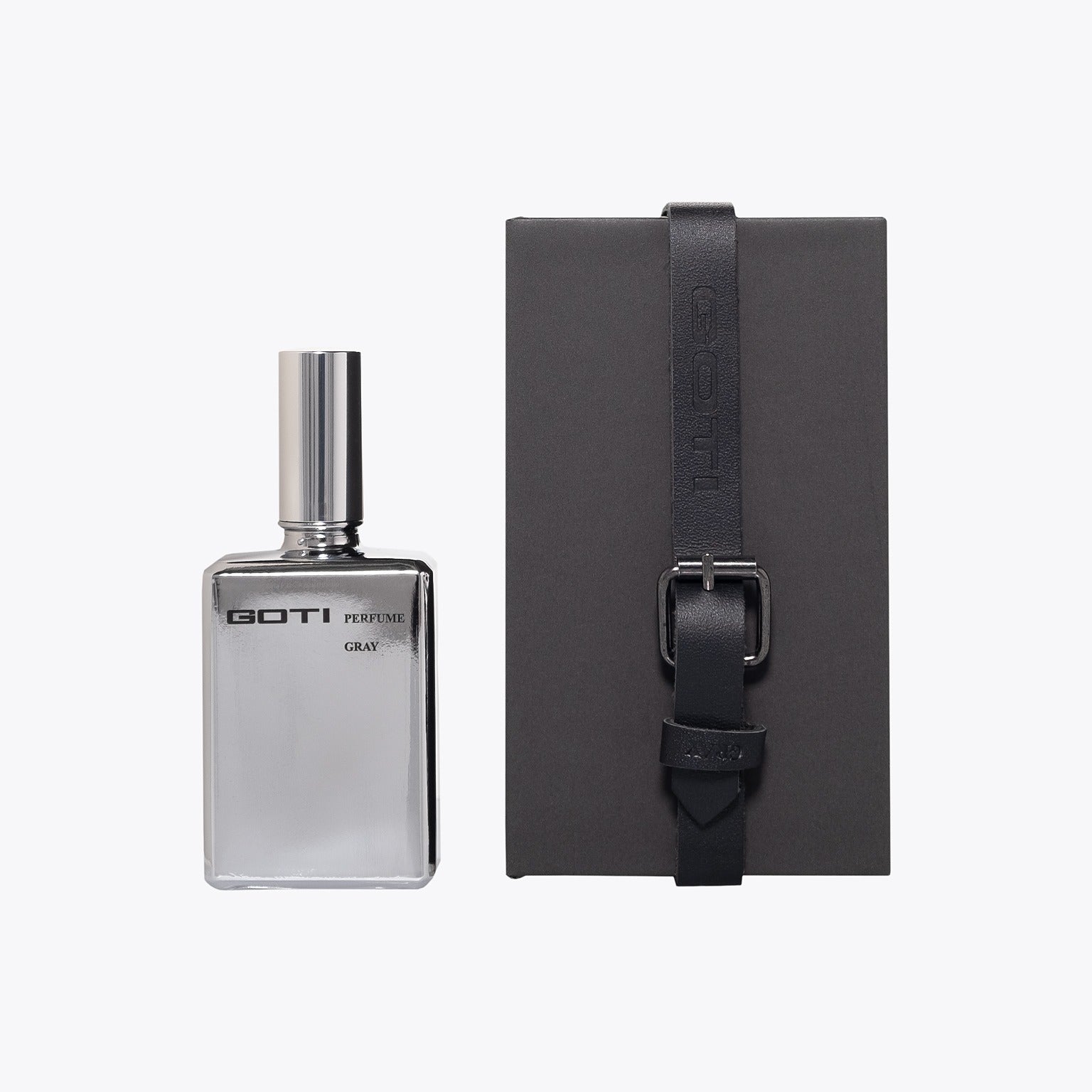 Scent of Goti Gray Eau de Parfum 100ml - Silver glass bottle and black paper box