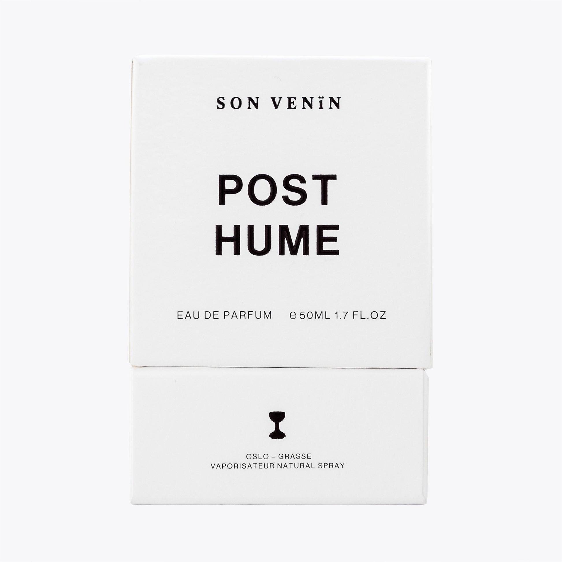 Posthume by Son Venïn – Eau de Parfum 50ml – packaging front view