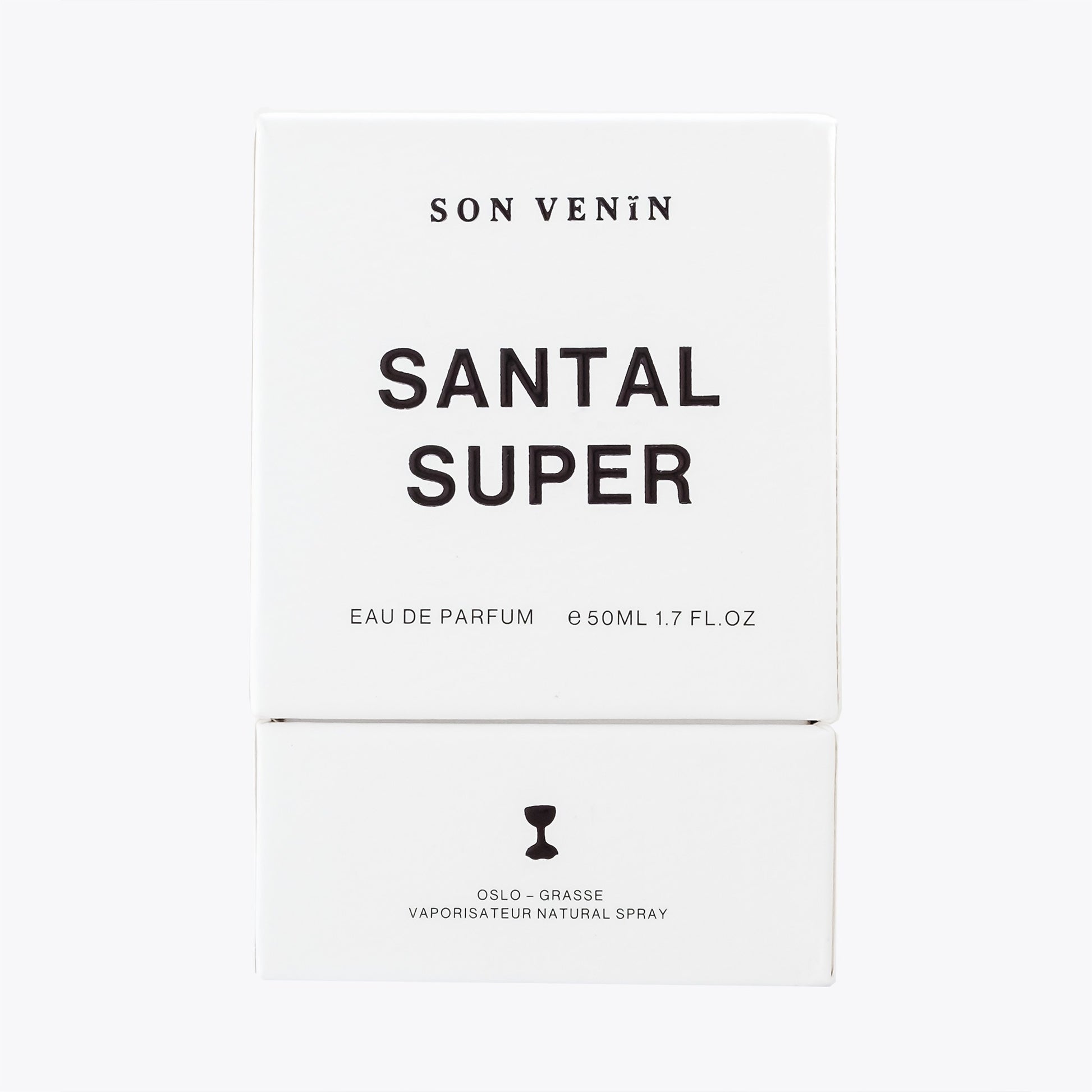 Santal Super by Son Venïn – Eau de Parfum 50ml – packaging front view