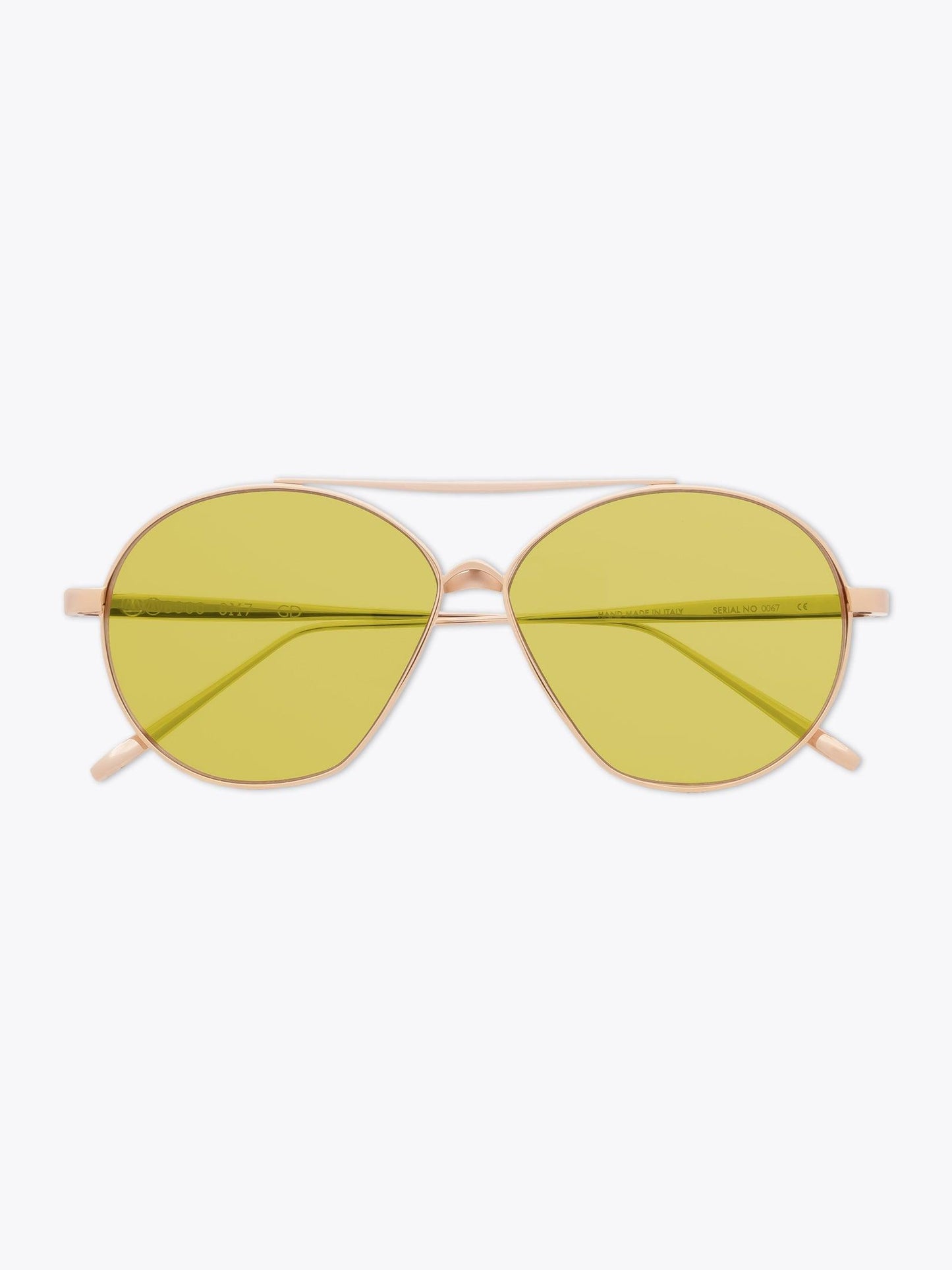 8000 Eyewear 8M7 Gold-Tone Pilot Sunglasses - Apodep.com
