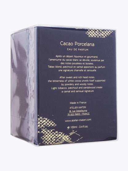 ATELIER MATERI Cacao Porcelana Eau de Parfum 100 ml - APODEP.com
