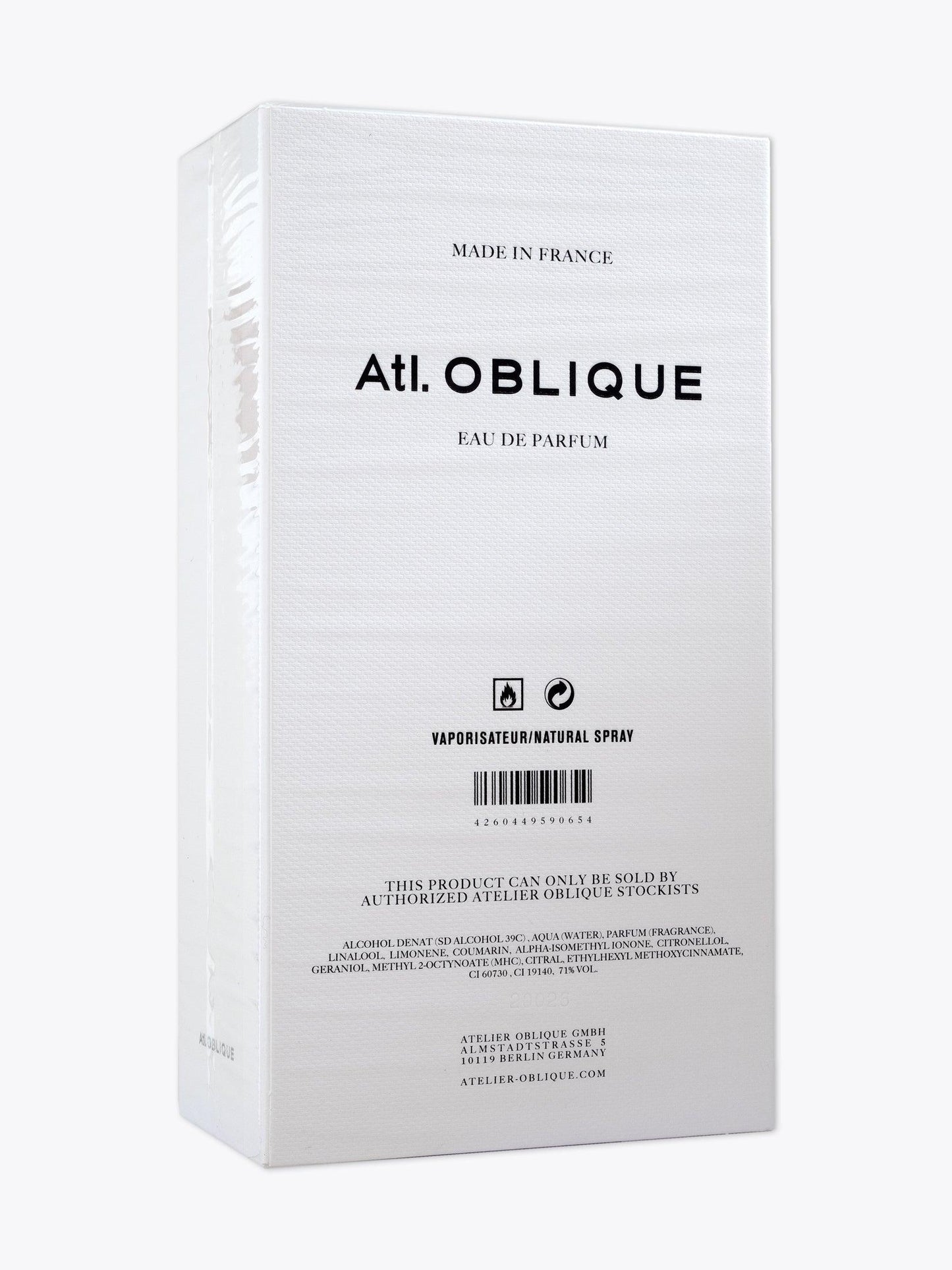 ATELIER OBLIQUE Beton Brut Eau de Parfum 50 ml - APODEP.com