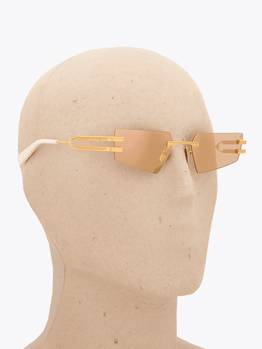 BALMAIN Fixe White Gold Sunglasses - Apodep.com