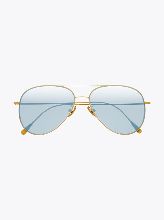 Cutler and Gross 1266 Gold Sunglasses - Apodep.com