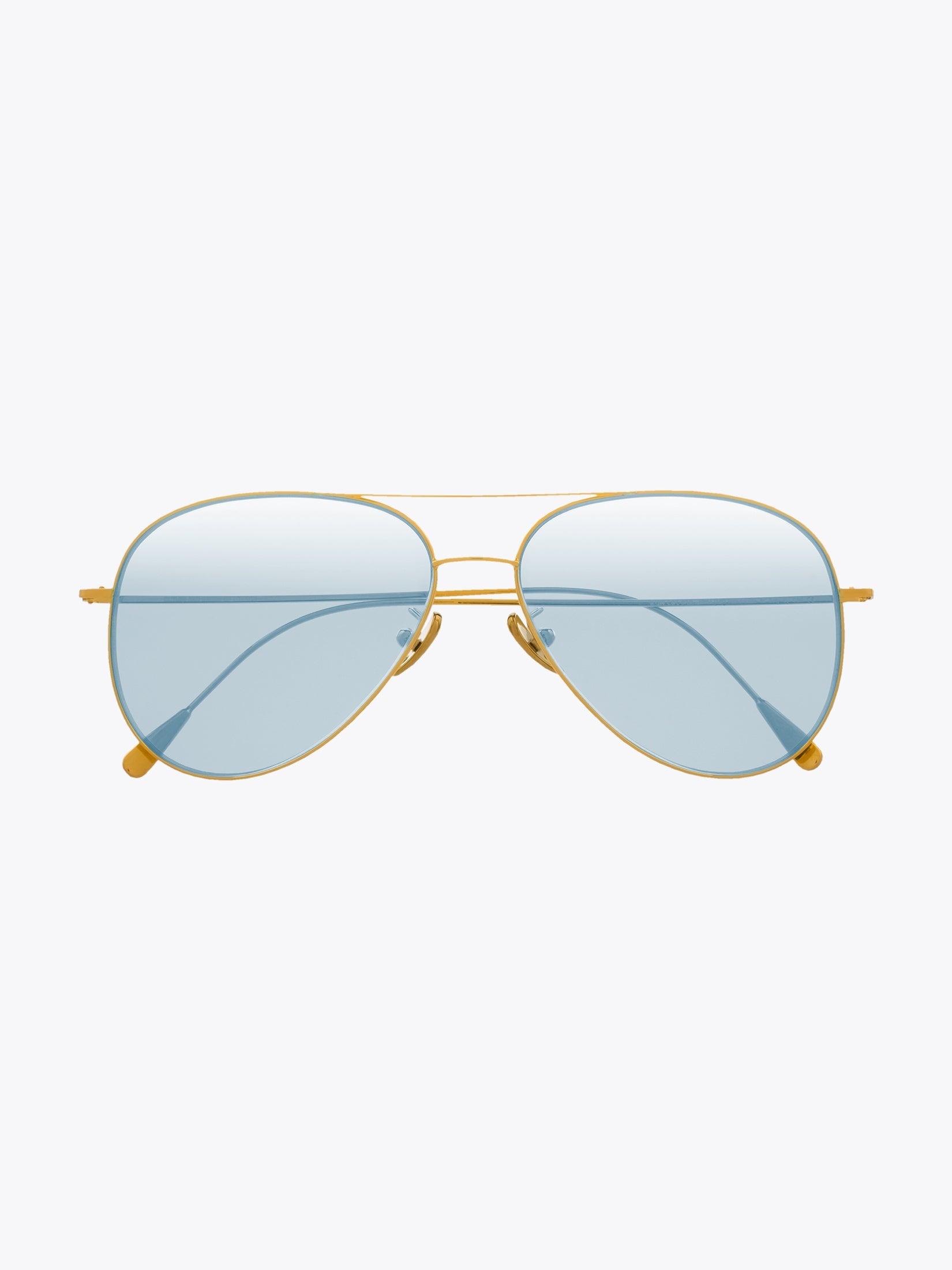 Cutler and Gross 1266 Gold Sunglasses
