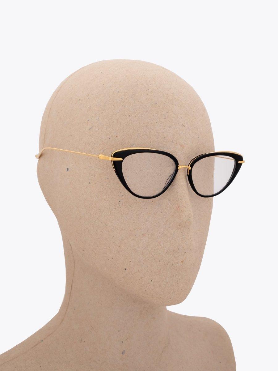 DITA Lacquer Black Eyeglasses