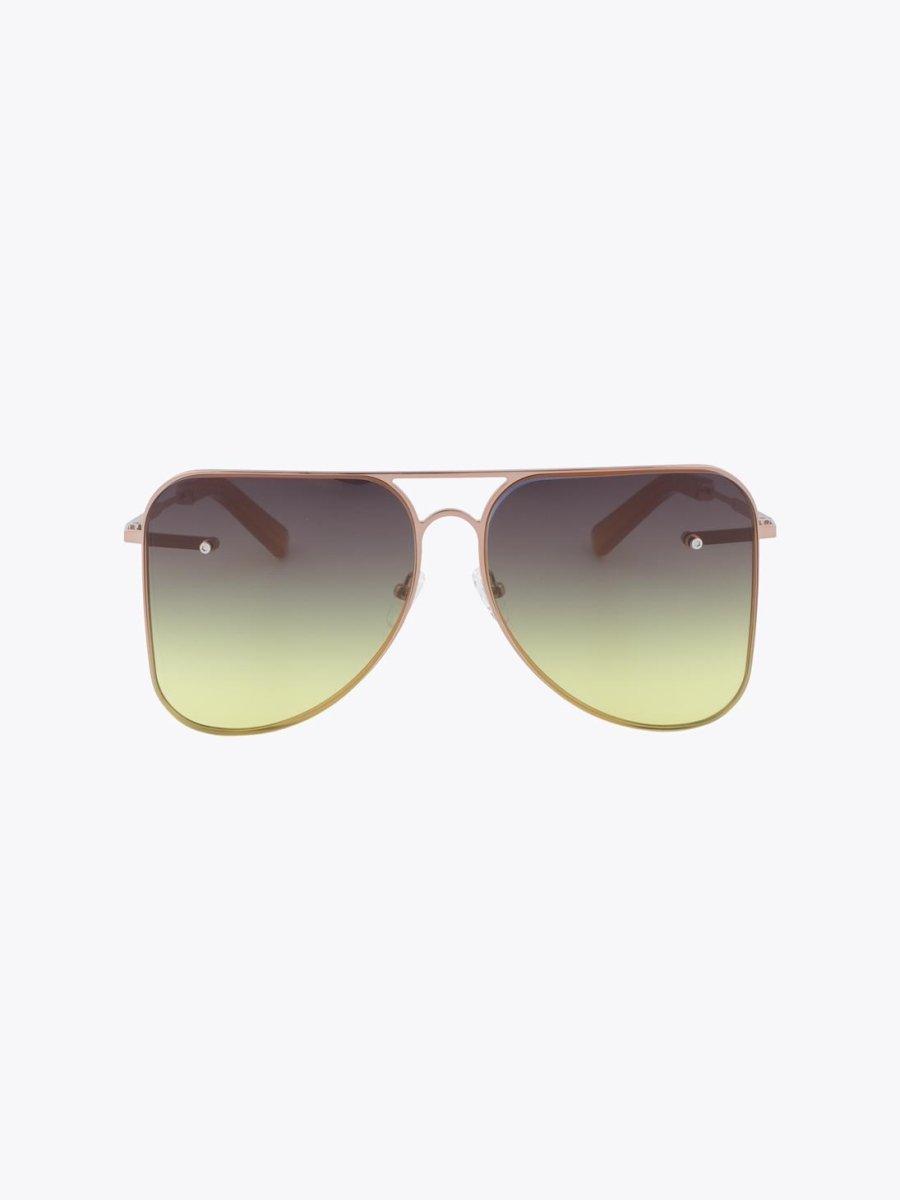 Fakbyfak X Manish Arora Gold/Blue/Brown Sunglasses