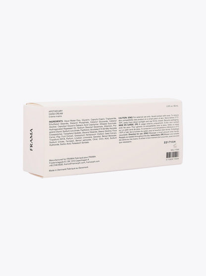 Frama Apothecary Hand Cream Tube 60ml - APODEP.com