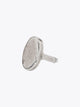 GOTI AN517 Oxidised Silver Signet Ring