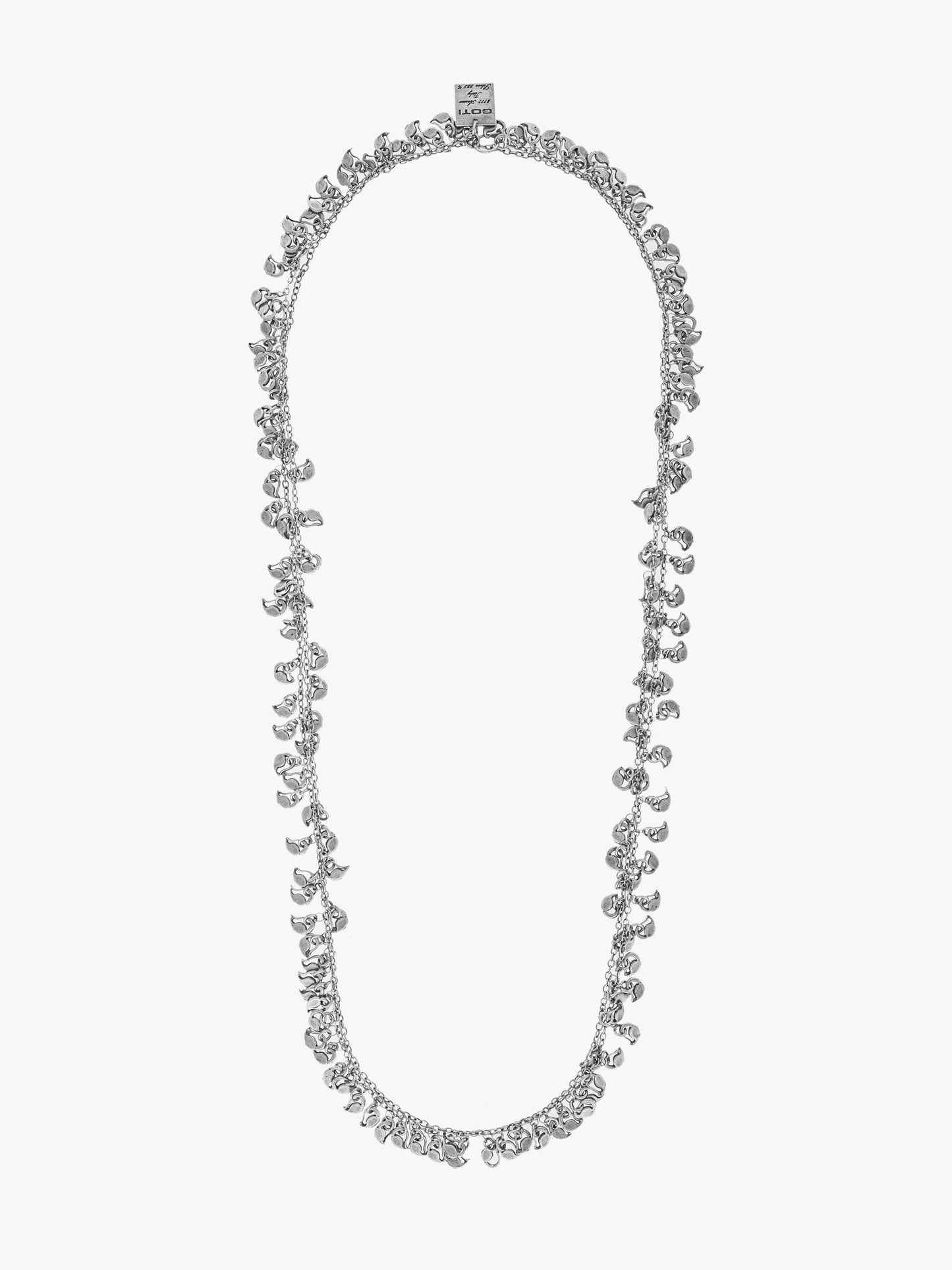 GOTI CN1283 Oxidised Silver Necklace - APODEP.com