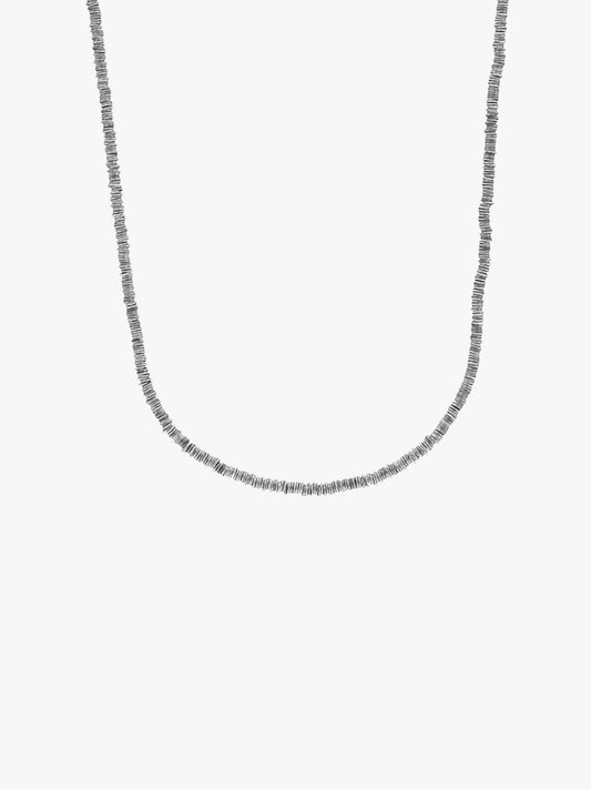 GOTI CN715 Oxidised Silver Necklace - Apodep.com