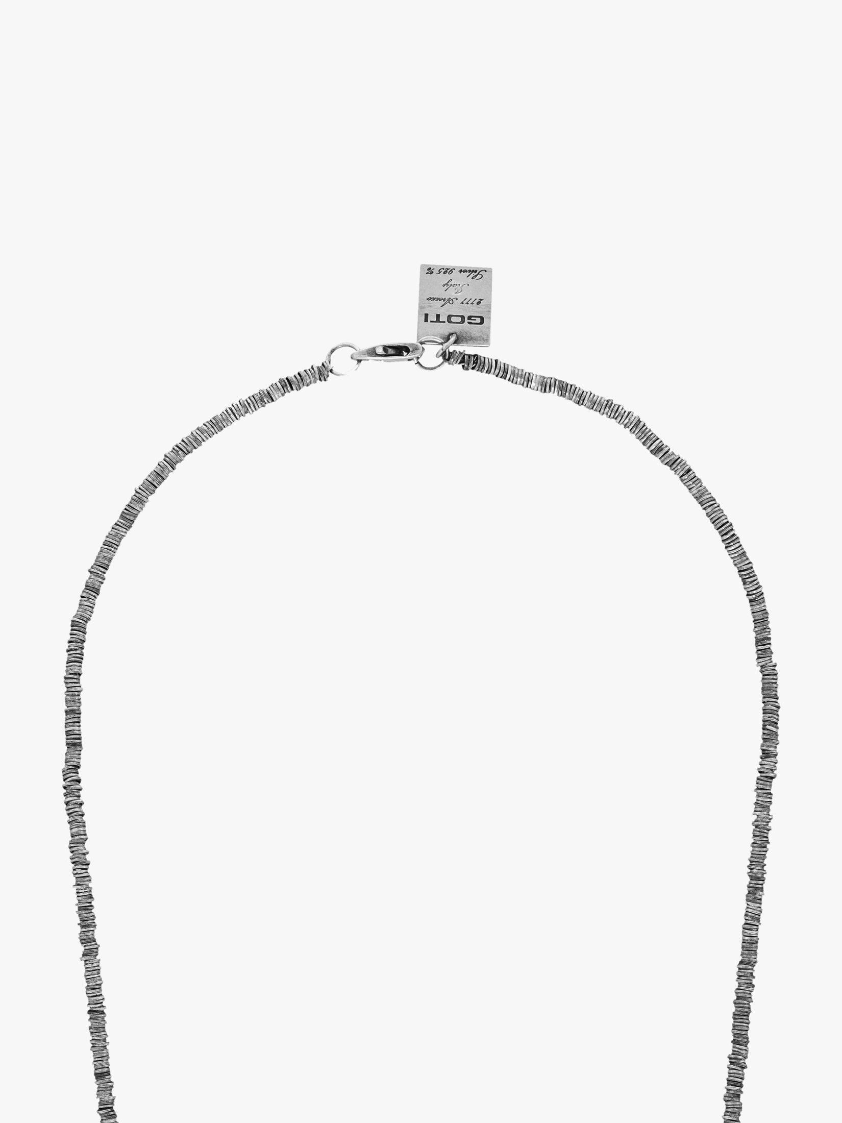 GOTI CN715 Oxidiertes Silber Halskette