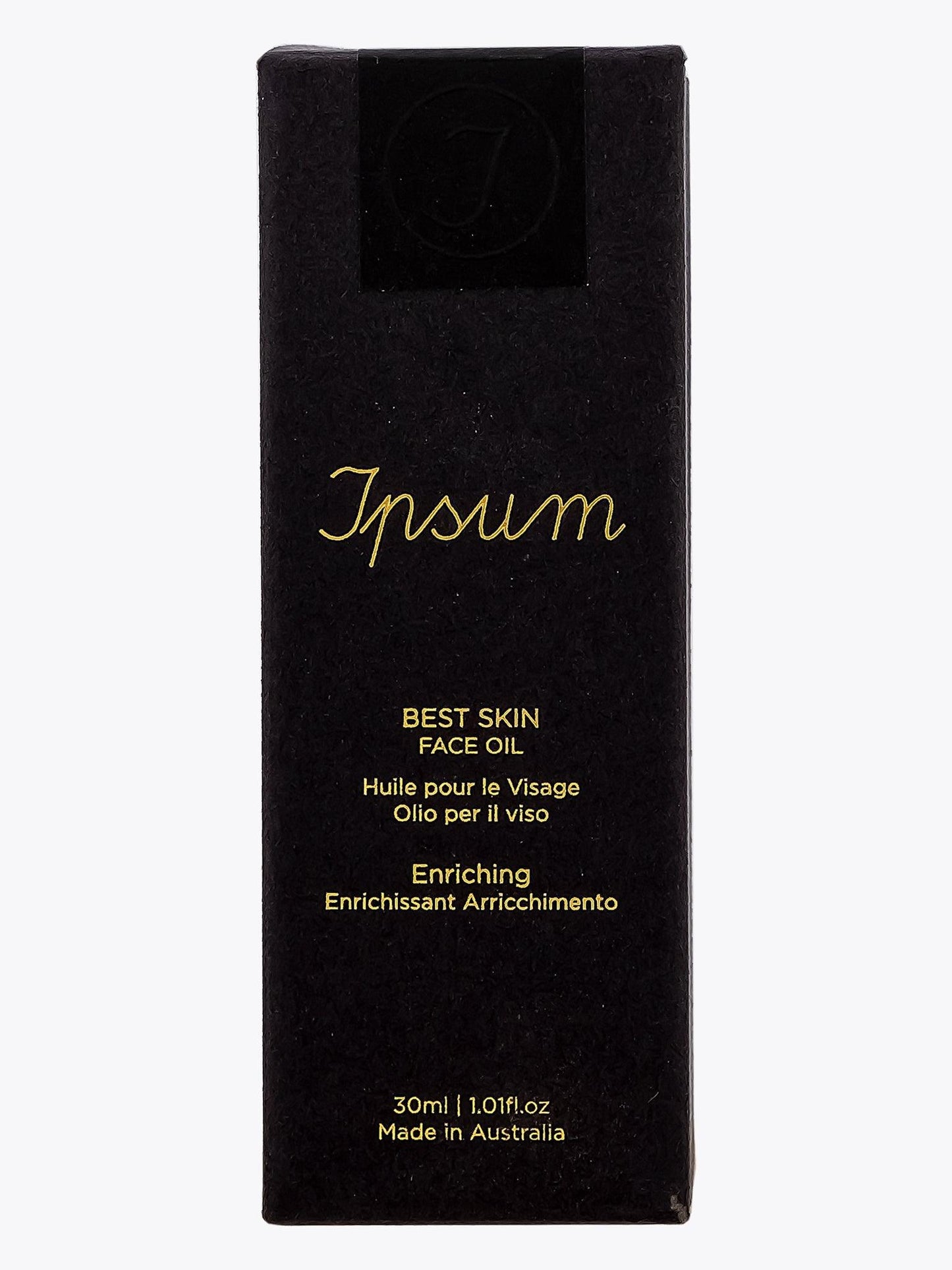 Ipsum Best Skin Face Oil Enriching 30ml - Apodep.com