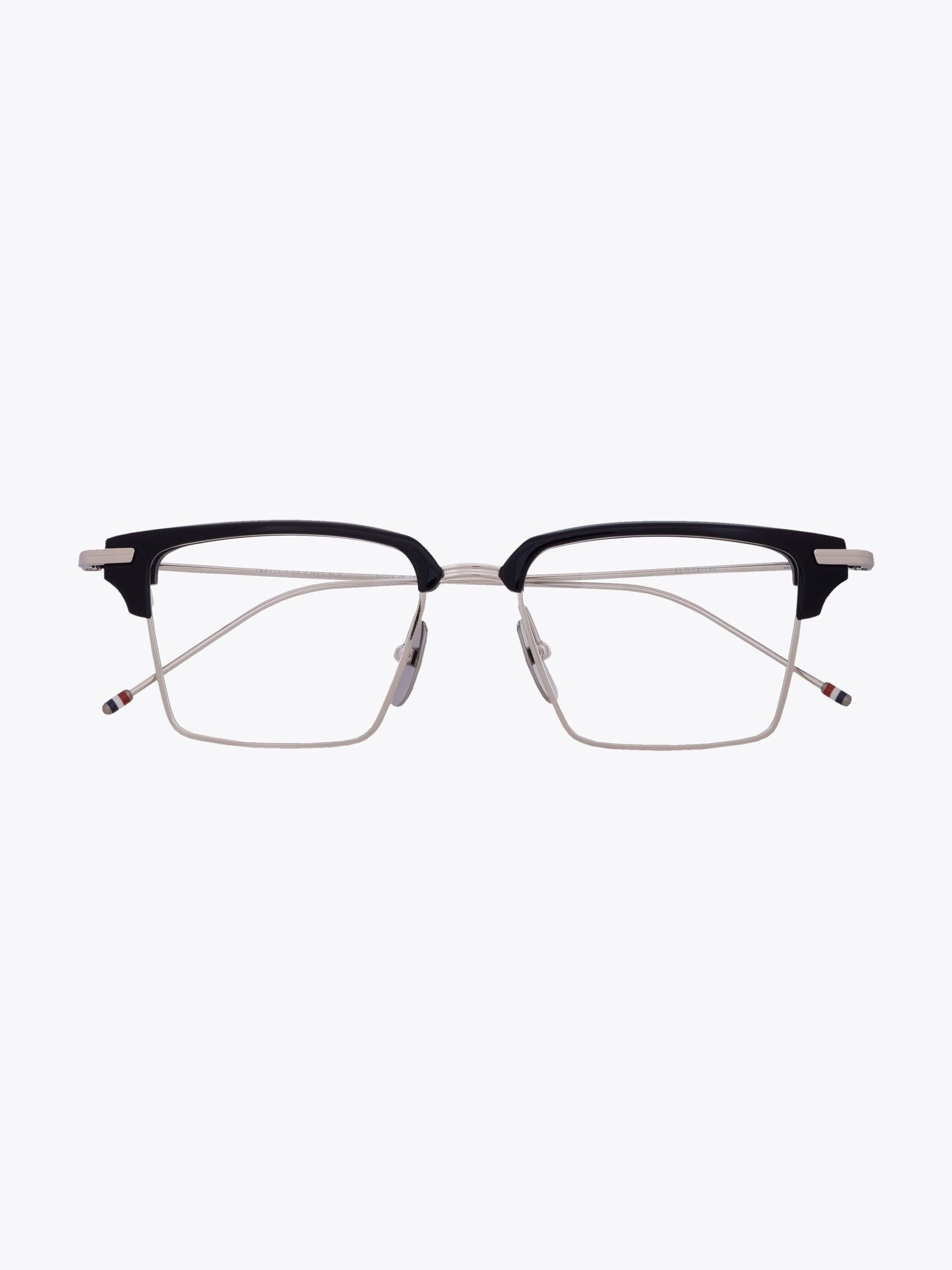 Thom Browne TB-422 Silver/Navy Eyeglasses